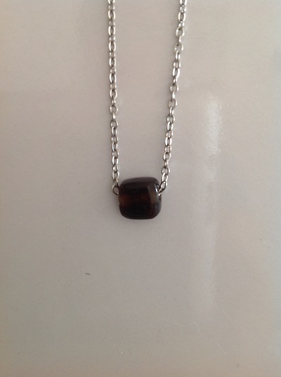 گردنبند عقیق ظریف طبیعی